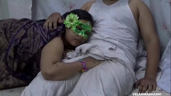 Plumpy indian aunty velamma giving her partner a pov blowjob