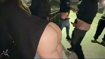 Fodendo na ponte com estranhos do pau grosso e meu marido filmando RED 2