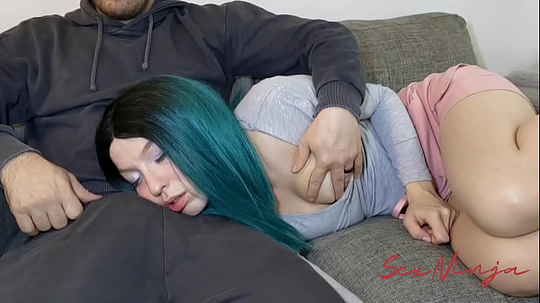 Step sister rests her head on my lap