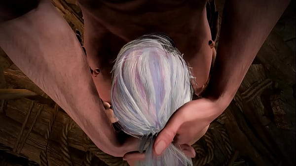 Sexy White Hair Girl Performs For An Audience thumbnail