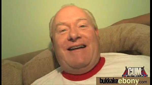 Ebony girlfriend takes_huge loads of cum on her_face 19