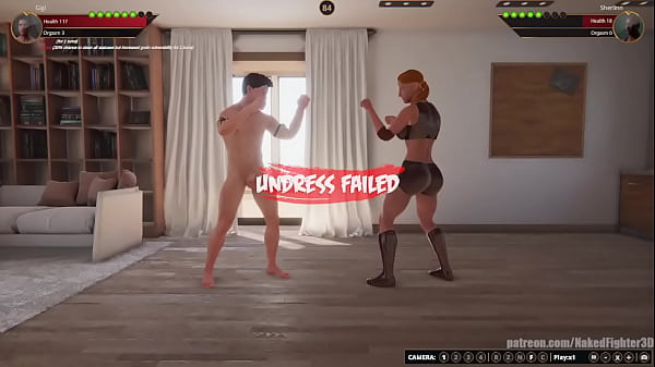 Gigi VS Sherlinn (Naked Fighter 3D)
