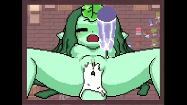 Pixel girl gets her uterus flooded with semen #7 