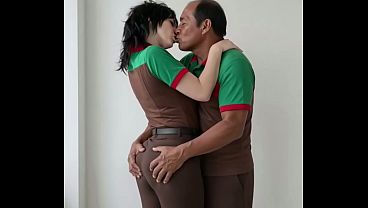 La Nueva De La Chamba!!! La Nueva Cajera De Culo Grande Tiene Relaciones Sexuales Con Un Viejo Ya Casado Del Trabajo!! Y Se Los Echa En La Cara A La Ninfomana!! [ai Generated] - (premium) thumbnail