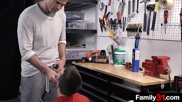 The Best Gay Version of Taboo Porn - Peter Pounder & President Oaks in "Stepdad's Tool Bench" 