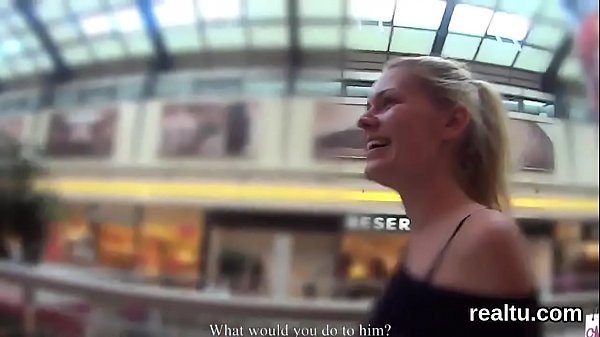 Exceptional czech chick is tempted in the mall and screwed in pov