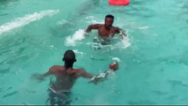 WE WENT SWIMMING