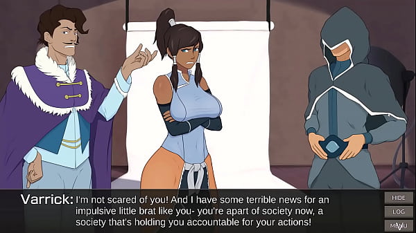Cummy Bender Part 3 - Korra Hot sexy boobs and Body Lesson 