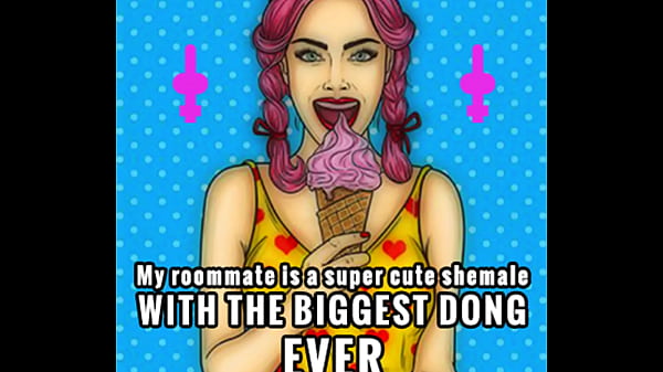 My Roomate Is A Super Cute Shemale With The Biggest Dong Ever By Goddess Lana thumbnail