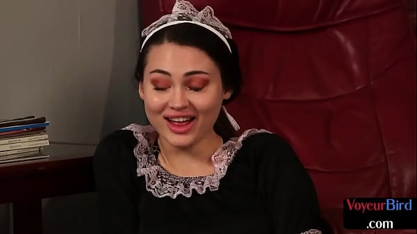 Play MP4 - French maid cfnm dom teases body for her jerking sub