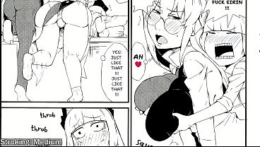 Voiced Futa Doujin - Mokou X Eirin X Kaguya thumbnail