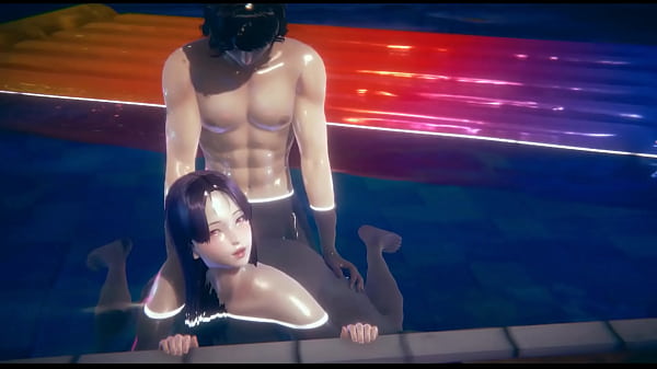 Madura Raikou_teniendo sexo en la piscina