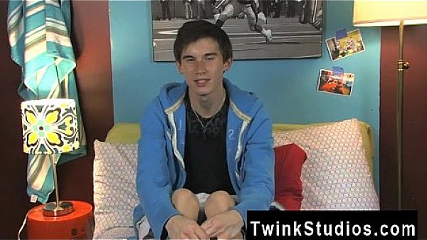 Gay shower cartoon Skyelr Bleu is on camera providing an interview 