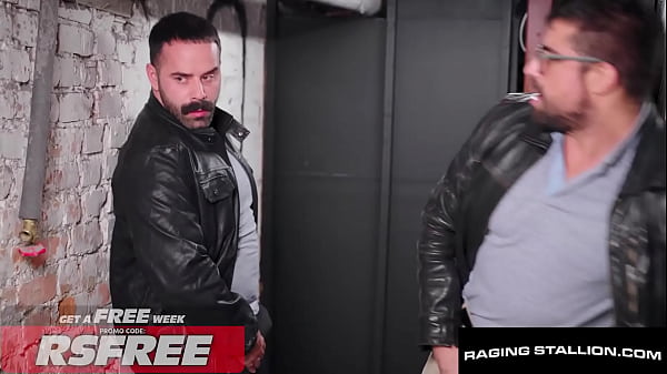 Big-Dicked Strangers Ryan Bones & Teddy Torres Smash Bareback in Abandoned Building 