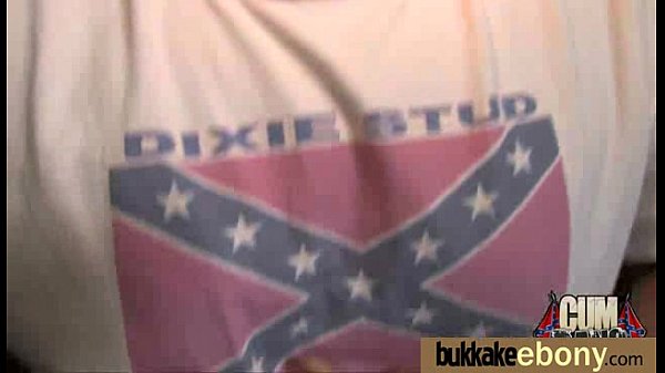 Ebony Babe Sucks Group Of White Guys 20