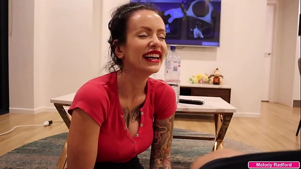 Big Tits Big Ass Petite Tattooed Hot Milf Wife Extremely Over Tied Laughing Until She Gets Horny Then Wants To Get Fucked And Give Blowjob thumbnail