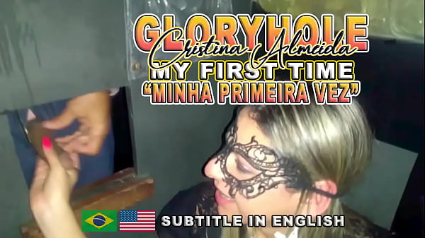 Cristina Almeida E Seu Marido Corno Em Sua Primeira Vez Na Cabine Buracos | Gloryhole 1 thumbnail