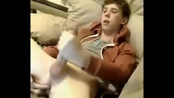 Play MP4 - Sexy boy jerks off huge cock while fingering his ass