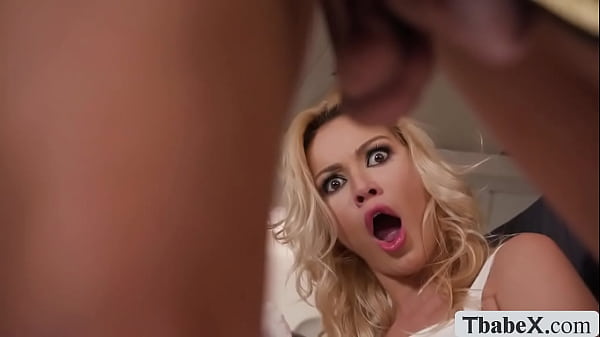 Horny passenger Cherry Kiss saw the balls of TS flight attendant.She feels hot and she then throats the shecock 