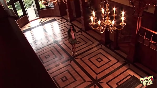 A blonde woman who is undressed is being engaged in sexual activity in the woods by two knights 