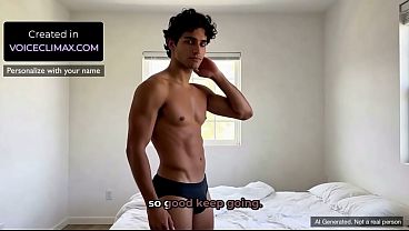 First Gay Experience with My Latino Twink Friend - AI Generated POV JOI
