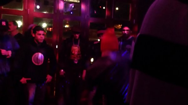 Dance_battle at LUX lounge barThis ain t no porno