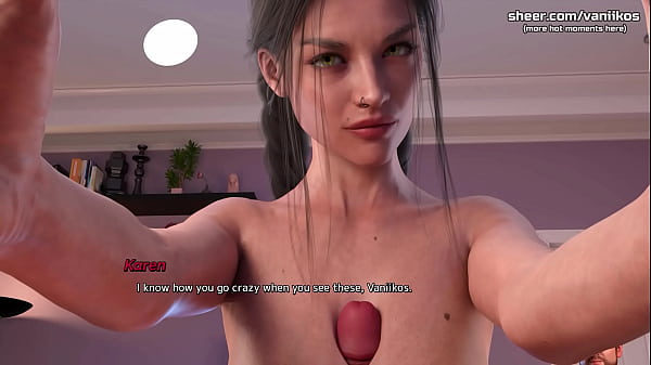 Skinny cheating wife with big tits gives tit job blowjob to stranger boy and lets him creampie her pussy right in front of cuckold husband life in santa county lisc 3d animated ntr porn game 