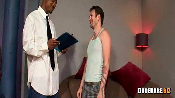 Big Black Cock for a Small White Guy 