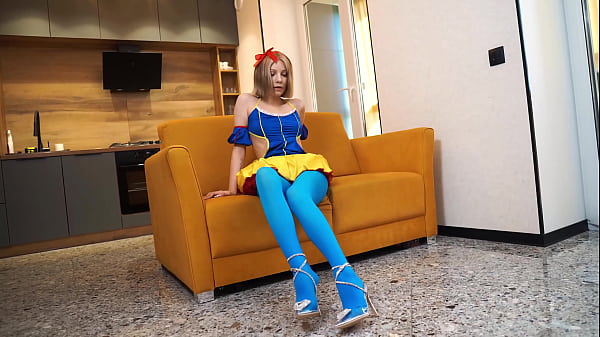 Nonton Snow White Rides A Big Dildo - Anal Riding - Deepthroat thumbnail