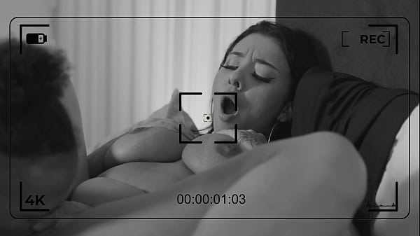 Behind the scenes of porn with hot brunette 