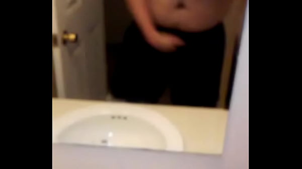 Fat virgin loser ballbusting himself with fist 