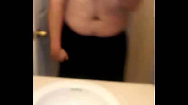 Fat virgin loser ballbusting himself with fist 