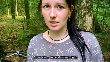 Helped A Cutie Fix Her Bike In The Middle Of Nowhere And She Thanked Me With A Juicy Outdoor Doggystyle & Swallowed All My Cum thumbnail
