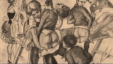 Retro Spanking Drawings thumbnail