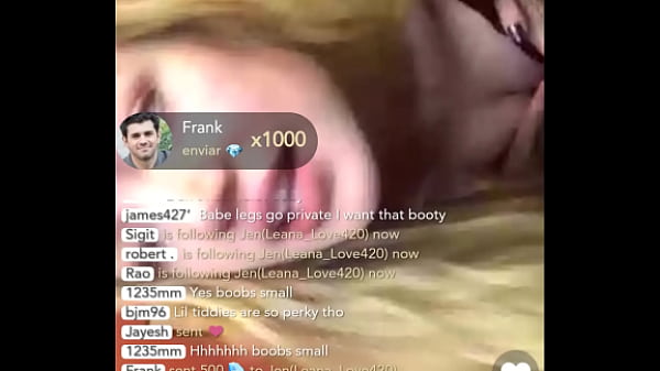 Loira gostosa do Bigo Live caiu na net nua 