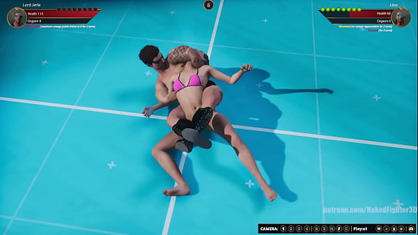 Jerle vs linn nf3d mixed kinky combat