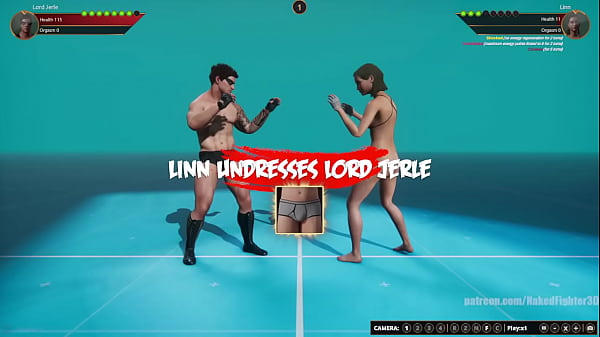 Jerle vs linn nf3d mixed kinky combat