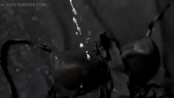 Thong lingerie cumshot