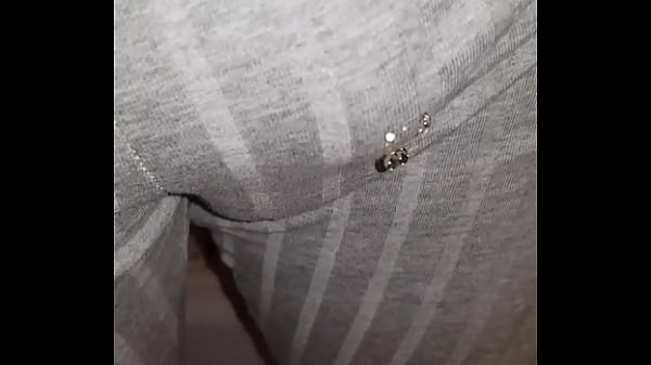 Wetting yoga pants and_socks