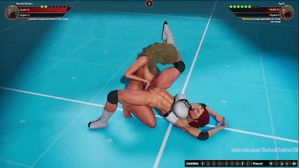 Bambi Bimbo VS_April Naked Fighter 3D