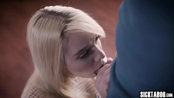 Naughty blonde stepdaughter seduced anasty stepdad