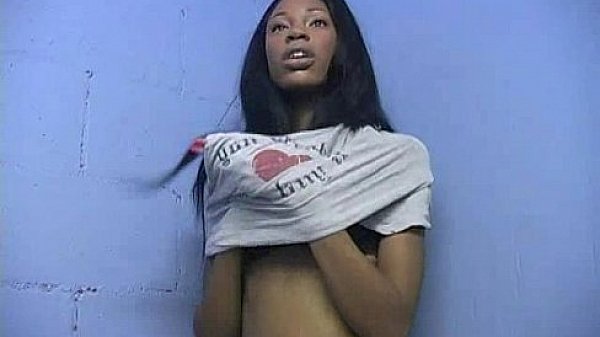 Horny lady enjoys gloryhole cocksucking interracial 5 