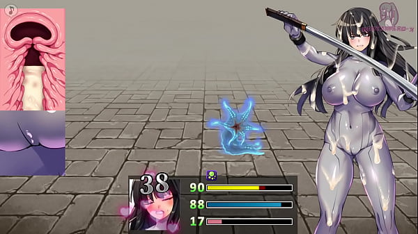 Play MP4 - Hgame-萬鬼夜行-1~巫女後裔穿著緊身衣來拯救世界