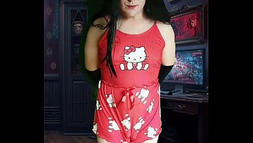 White Feminine Pretty Sissy In Sweet Shorts Booty Dance thumbnail