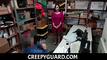 Nonton Lingerie Stealing Stripper Caught And Fucked By Mall Cop thumbnail