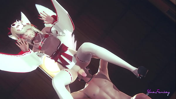 Yaoi Femboy - Kitsune Femboy Annalingus thumbnail