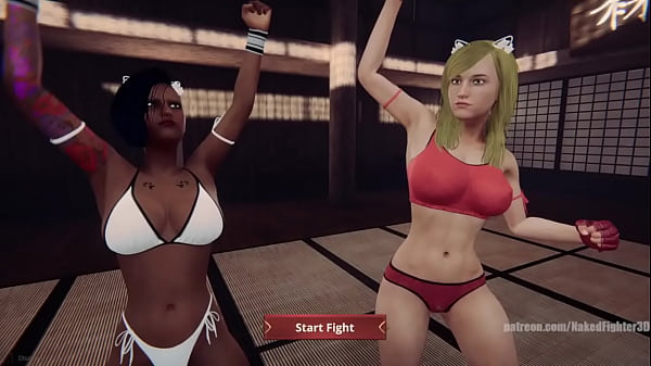 Avalynn VS Tiffany Hanz (Naked Fighter 3D)