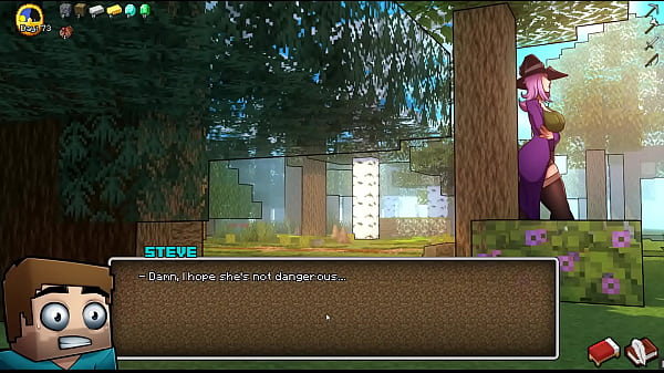 HornyCraft Parody Hentai game PornPlay Ep 13enderman woman_puts huge anal beads in_her ass