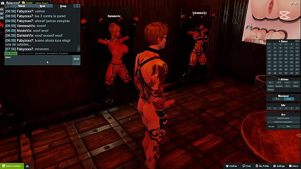 3dxchat LoliVix 70 Cogiendo duro en la sala bdsm con las hermanas_Vix q son sus juguetes sexuales_grabación hecha por mi_novio 1ra parte