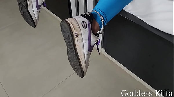 Goddess kiffa and mr pine loser roommate part 1 loser worships and clean hot roommate sneakers 